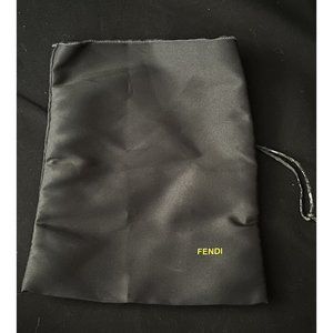 Fendi Storage Dust Bag Cover Storage Polyester Black 9.5" x 7"